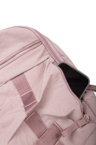 Solid Color Sling Bag W/ Zipper Closure