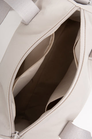 Solid Color Tote Bag W/ Zipper Closure