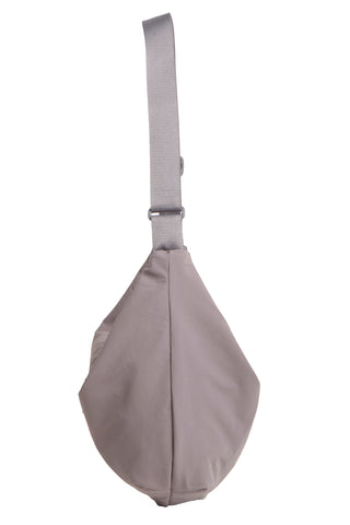 Solid Color Sling Bag W/ Zipper Closure
