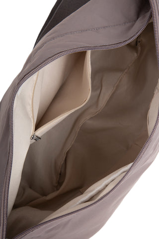 Solid Color Sling Bag W/ Zipper Closure