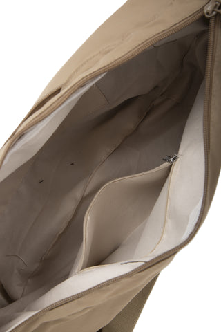 Solid Color Sling Bag W/ Zipper Closure