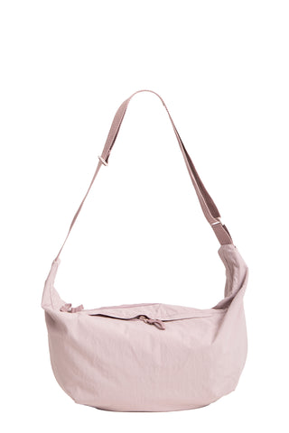 Solid Color Sling Bag W/ Zipper Closure