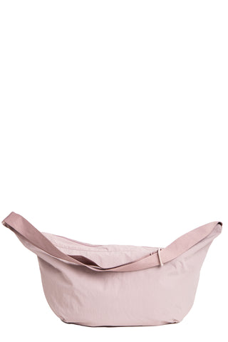 Solid Color Sling Bag W/ Zipper Closure