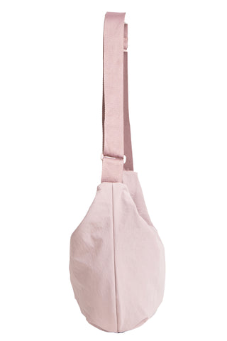 Solid Color Sling Bag W/ Zipper Closure