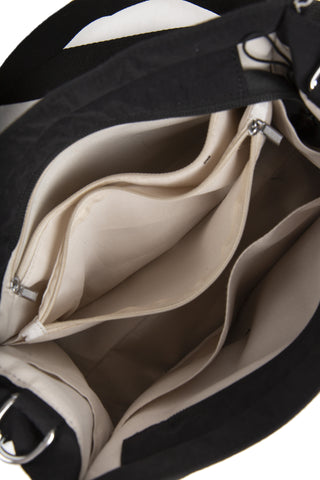 Solid Color Tote Bag W/ Zipper Closure