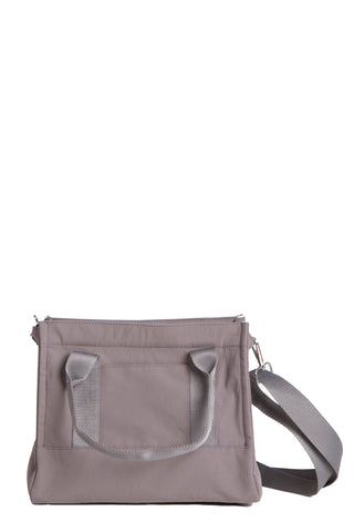 Solid Color Tote Bag W/ Zipper Closure