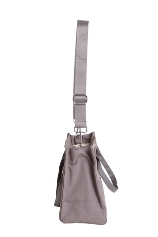 Solid Color Tote Bag W/ Zipper Closure