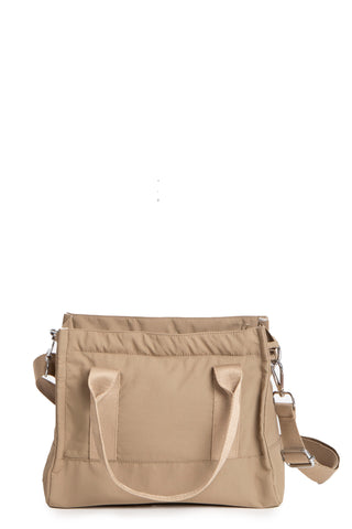 Solid Color Tote Bag W/ Zipper Closure