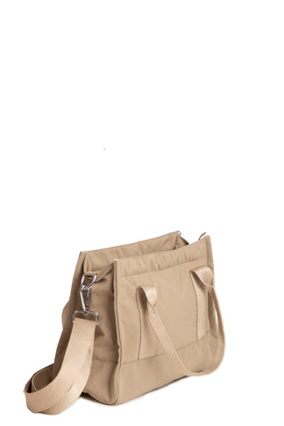 Solid Color Tote Bag W/ Zipper Closure