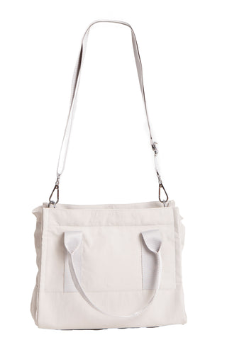 Solid Color Tote Bag W/ Zipper Closure