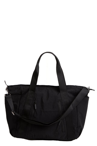 Solid Color Tote Bag W/ Zipper Closure