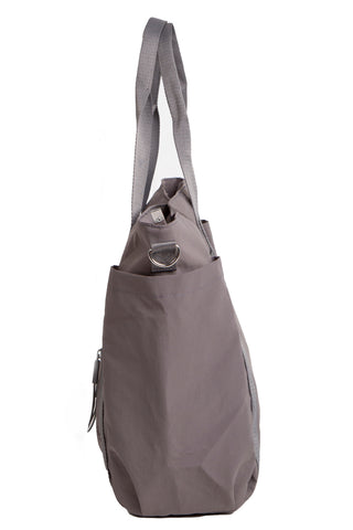 Solid Color Tote Bag W/ Zipper Closure