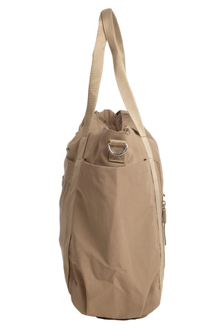 Solid Color Tote Bag W/ Zipper Closure