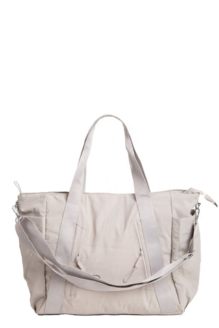 Solid Color Tote Bag W/ Zipper Closure