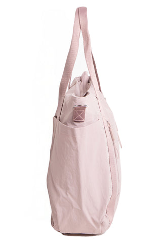 Solid Color Tote Bag W/ Zipper Closure