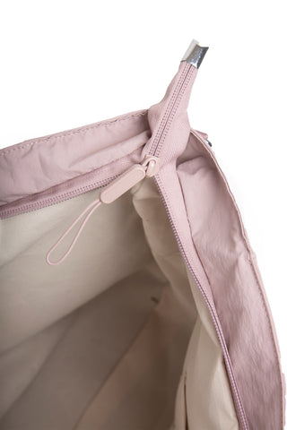 Solid Color Tote Bag W/ Zipper Closure