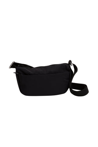 Solid Color Sling Bag W/ Zipper Closure