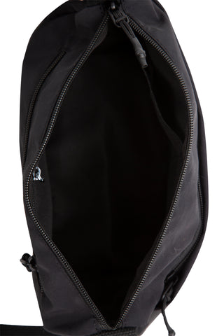 Solid Color Sling Bag W/ Zipper Closure