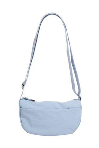Solid Color Sling Bag W/ Zipper Closure