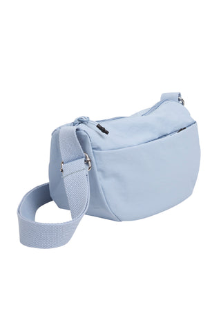 Solid Color Sling Bag W/ Zipper Closure
