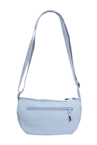 Solid Color Sling Bag W/ Zipper Closure