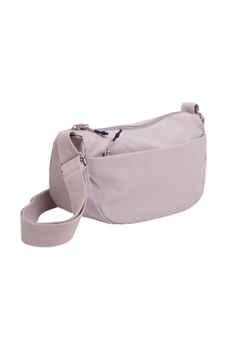 Solid Color Sling Bag W/ Zipper Closure