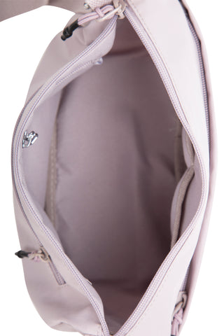 Solid Color Sling Bag W/ Zipper Closure