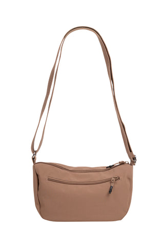 Solid Color Sling Bag W/ Zipper Closure