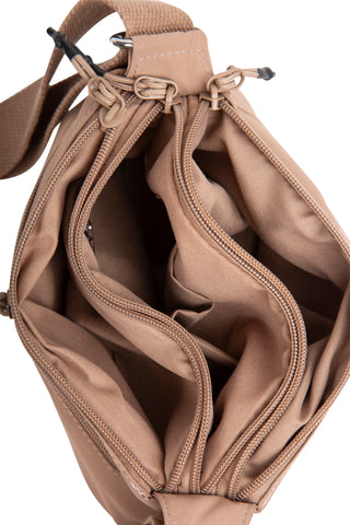 Solid Color Tote Bag W/ Zipper Closure