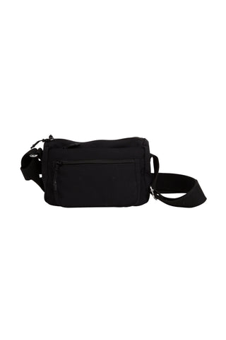 Solid Color Sling Bag W/ Zipper Closure