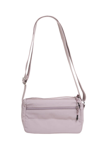 Solid Color Sling Bag W/ Zipper Closure