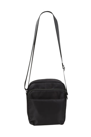 Solid Color Sling Bag W/ Zipper Closure