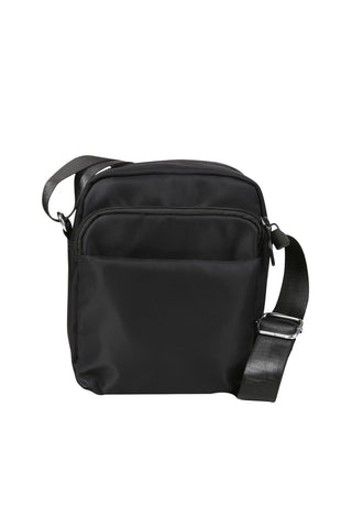 Solid Color Sling Bag W/ Zipper Closure