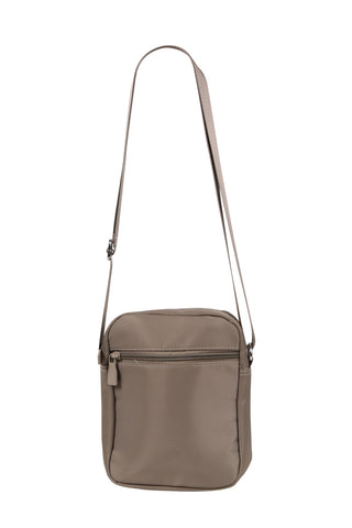 Solid Color Sling Bag W/ Zipper Closure