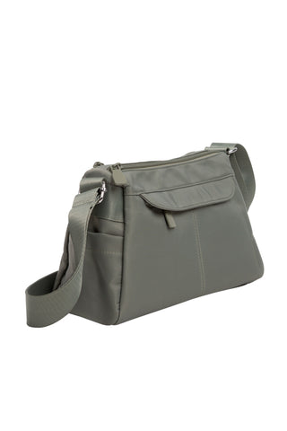 Solid Color Tote Bag W/ Zipper Closure