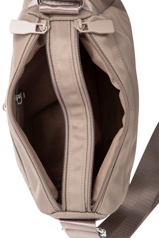 Solid Color Tote Bag W/ Zipper Closure