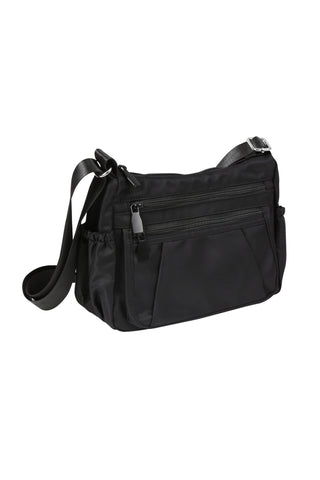 Solid Color Tote Bag W/ Zipper Closure