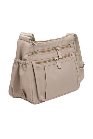 Solid Color Tote Bag W/ Zipper Closure