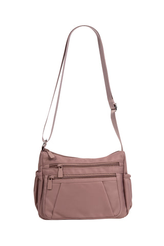 Solid Color Tote Bag W/ Zipper Closure