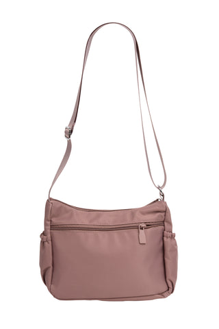 Solid Color Tote Bag W/ Zipper Closure