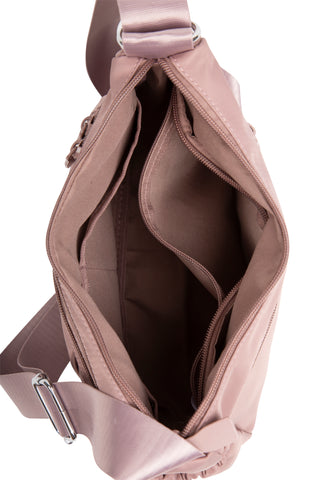 Solid Color Tote Bag W/ Zipper Closure