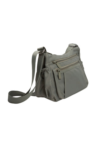 Solid Color Tote Bag W/ Zipper Closure