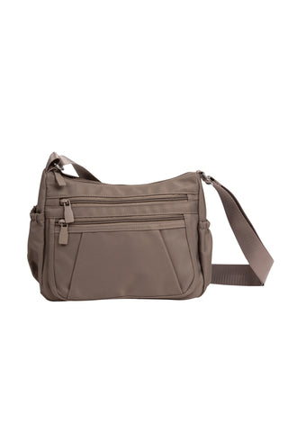 Solid Color Tote Bag W/ Zipper Closure