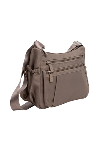 Solid Color Tote Bag W/ Zipper Closure