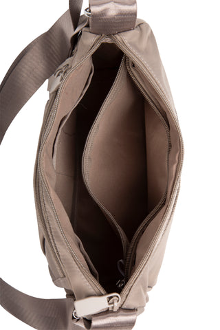 Solid Color Tote Bag W/ Zipper Closure