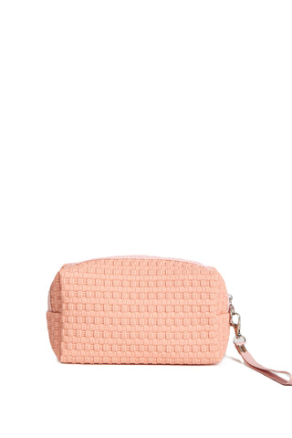 Solid Color Travel Pouch w/ Zipper Closure