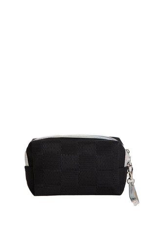 Holographic & Solid Color Travel Pouch w/ Zipper Closure