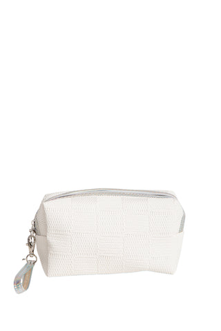 Holographic & Solid Color Travel Pouch w/ Zipper Closure