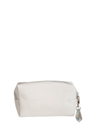 Holographic & Solid Color Travel Pouch w/ Zipper Closure