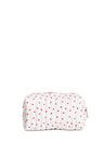 Hearts Pattern Travel Pouch w/ Zipper Closure